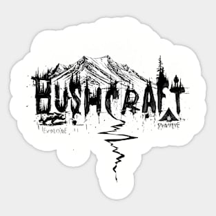 Bushcraft Sticker